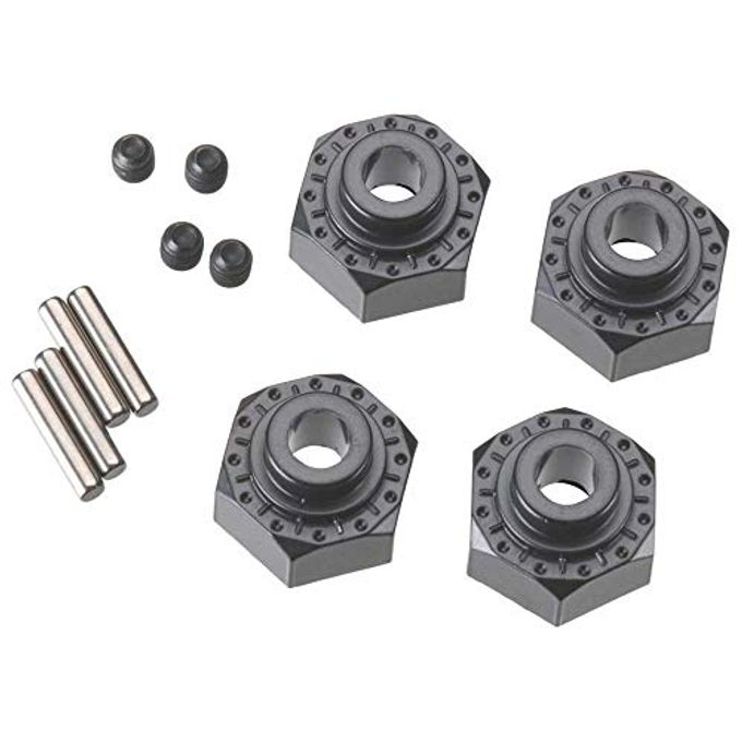 Ax30429 Aluminum Hex Hub 4Piece 12Mm Black