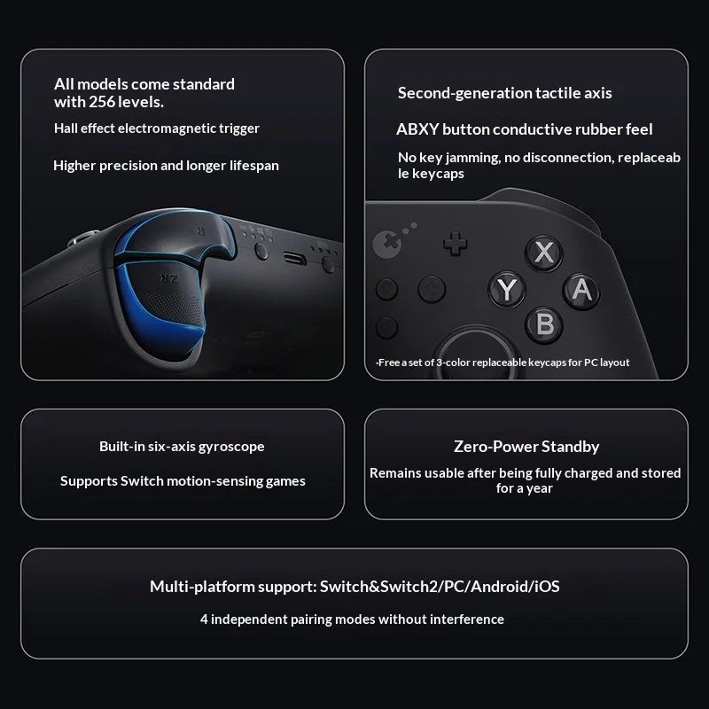 جوليكيت ملحقات ألعاب GuliKit Tt Max/Pro - أسود مطفي - Image 5