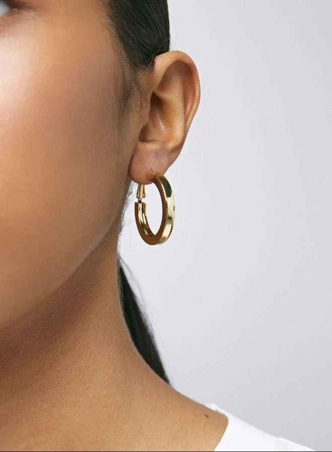 بارفوا الأقراط الدائرية الصغيرة الأساسية