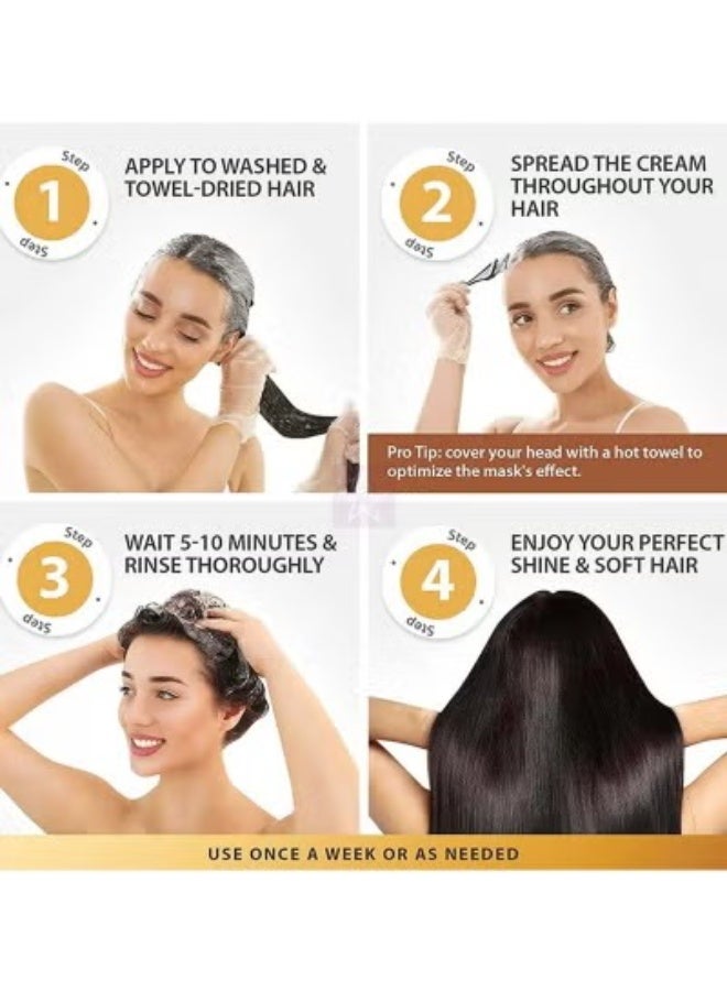 Karseell REPAIR COLLAGEN MASK FOR DRY DAMAGED HAIR 500ML - Image 5