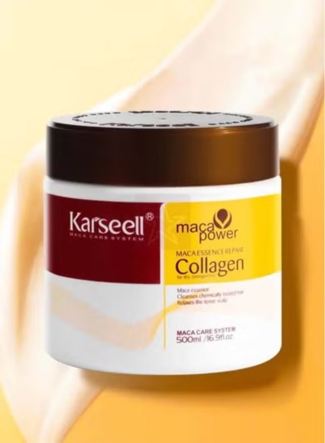 Karseell REPAIR COLLAGEN MASK FOR DRY DAMAGED HAIR 500ML - Image 3