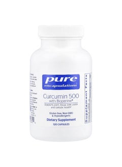 Pure Encapsulations, Curcumin 500 with Bioperine®, 120 Capsules