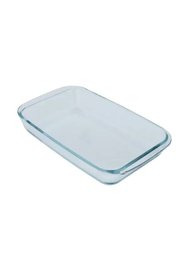 Alsaif Gallery - Max Rectangular Glass Oven Tray 0.7 L - Image 1