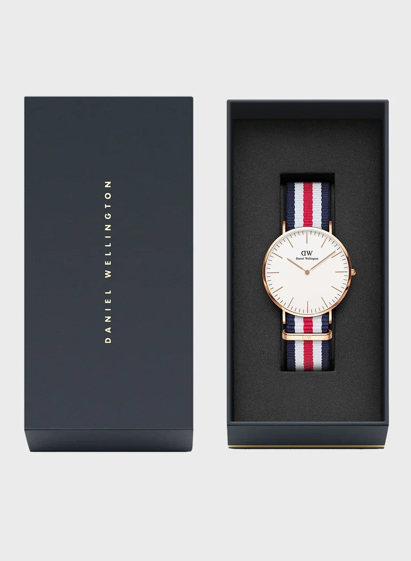 DANIEL WELLINGTON Classic Canterbury RG White 40mm Watch