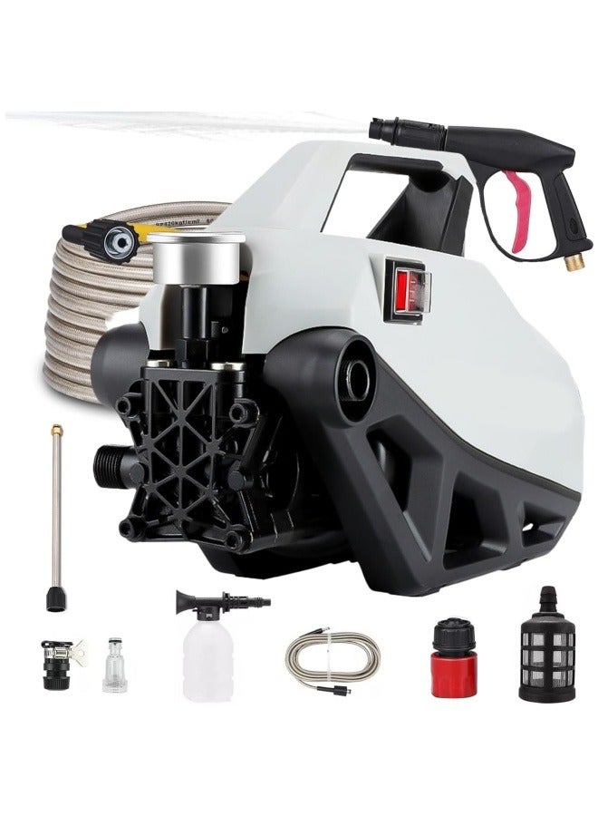 رويكسزس غسالة الضغط الكهربائية 3600 رطل ، 2400 واط غسالة طاقة محمولة مضغوطة ذات ضغط مرتفع مع خرطوم 33 قدمًا ، غسالة الضغط الكهربائي لتنظيف السيارات والمنزل ، الحديقة ، الفناء - Image 1