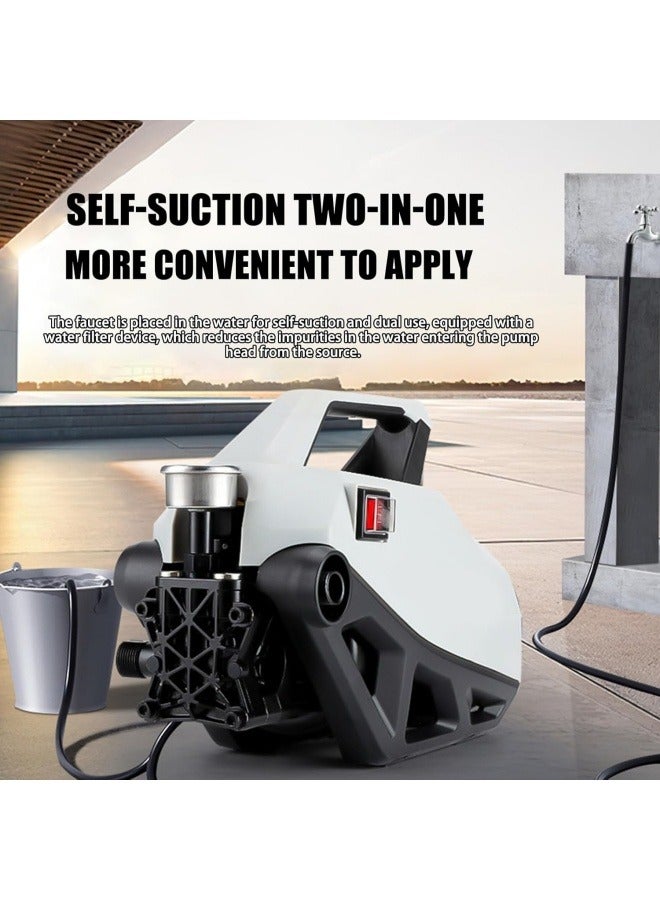 رويكسزس غسالة الضغط الكهربائية 3600 رطل ، 2400 واط غسالة طاقة محمولة مضغوطة ذات ضغط مرتفع مع خرطوم 33 قدمًا ، غسالة الضغط الكهربائي لتنظيف السيارات والمنزل ، الحديقة ، الفناء - Image 3