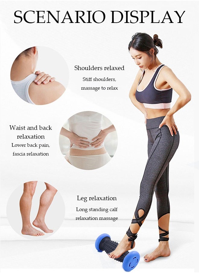 DUNISO 3 Pieces of Foot Roller Massage Ball,rolling Rolling Foot Fascia Ball Set, PVC Spike Ball，Yoga Ball, Used for Relieving Pain, Stress, and Relaxation  - Image 5