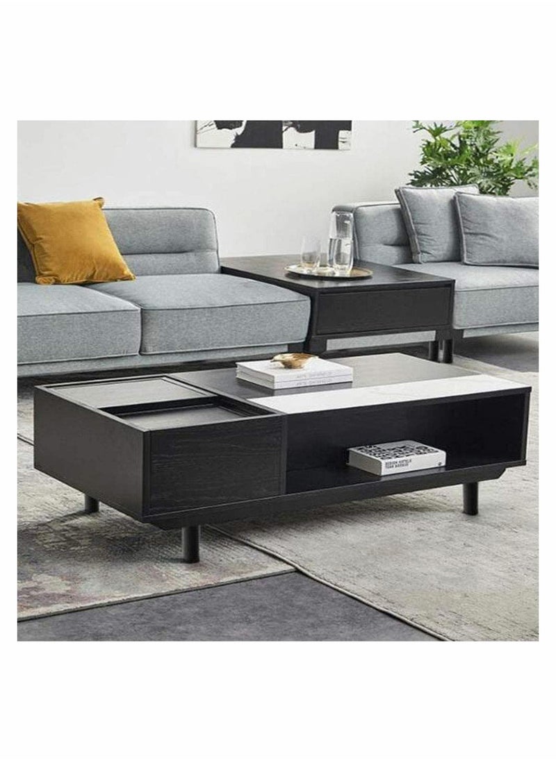 KASTWAVE - 4-Pack Aluminum Alloy Furniture Cabinet Adjustable Feet Metal Round Sofa Bed Foot Legs Support with Screws, 3-Inch Height 1.5-Inch Diameter, Black - Image 1