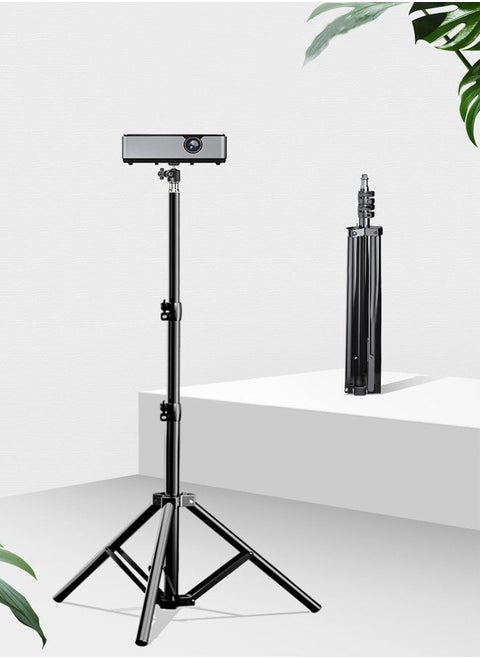 (22.83-66.93 inch) Adjustable Height Projector Stand, Projector Floor Tripod, Folding Tripod Stand, Portable Projector Stand For Home/meeting/Studio