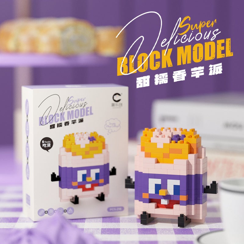 Chao Le Creative Food Play Compatible Fruit Drinks Hamburgers French Fries Food Assembly Building Blocks Children's Toy Wholesale