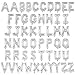 YOTHORN 52 Pcs Silver Letter Balloons16 Inch Foil Alphabet Letter BalloonsLetter AZ Balloon Banner Custom Phrase Balloon for Birthday Party Wedding Anniversary Decoration Silver 52pcs - Image 2