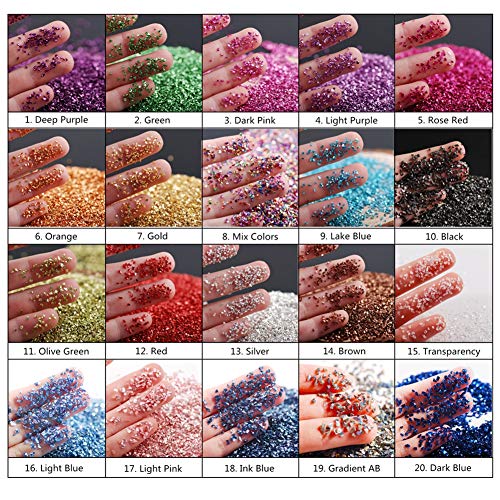 Cmidy Crushed Glass Irregular Metallic Chips Sprinkles Chunky Glitter Multicolor 100g 2-4mm for Nail Arts Craft DIY Vase Filler Epoxy Resin Mold Scrapbooking Jewelry Making Decoration (Multicolor, 2-4mm) - Image 4