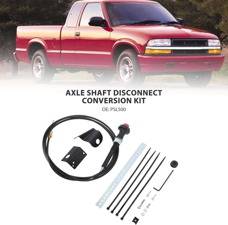 Axle Shaft Disconnect Conversion Kit, 18PCS, PSL500, Steel Construction, Compatible with Chevy S10 4WD 1983 to 1994 - Image 2