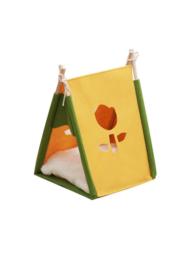 Cat Tent Nest, Cat Nest, Universal Summer Sleeping Nest For All Seasons, Semi-enclosed Cat Sleeping Mat, Dog House, Pet Bed
