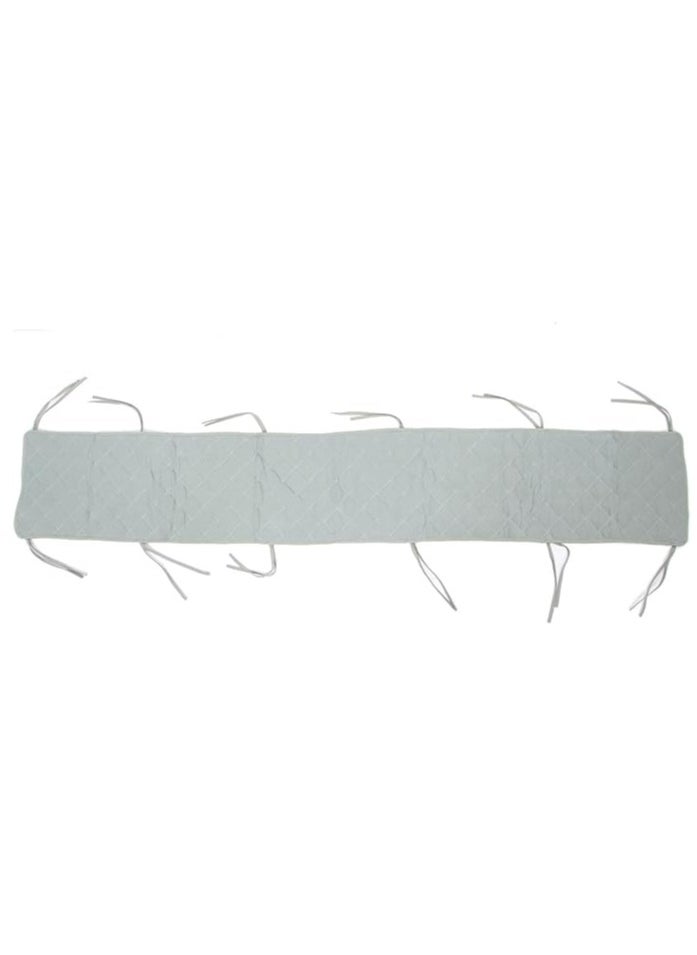 DUNISO - Baby crib guardrail pad, neutral cotton rectangular surround pad, double sided double layer foldable child bed protection pad, soft, breathable, anti collision, 190 * 30cm - Image 1