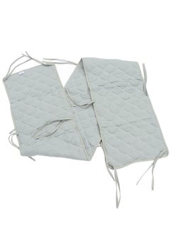 DUNISO Baby crib guardrail pad, neutral cotton rectangular surround pad, double sided double layer foldable child bed protection pad, soft, breathable, anti collision, 190 * 30cm  - Image 5