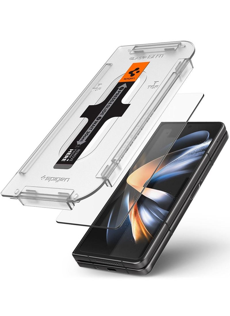Glastr Ez-Fit for Samsung Galaxy Z Fold 4 Screen Protector Tempered Glass [outer Front Screen] - 1 Pack