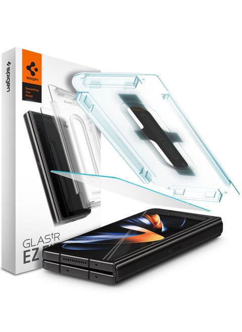 Glastr Ez-Fit for Samsung Galaxy Z Fold 4 Screen Protector Tempered Glass [outer Front Screen] - 1 Pack