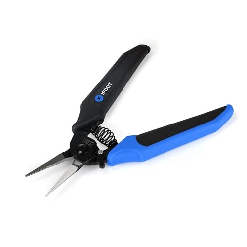 iFixit Mandible Needle Nose Pliers - Fine Tip, Spring-Loaded Handle, Ergonomic for Small Electronics Repair - Image 1