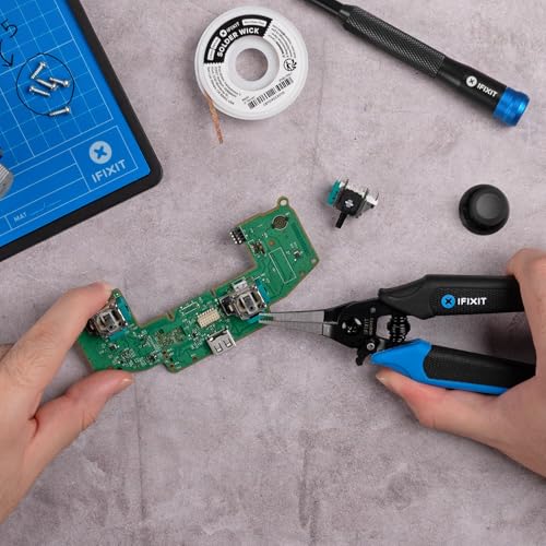 iFixit Mandible Needle Nose Pliers - Fine Tip, Spring-Loaded Handle, Ergonomic for Small Electronics Repair - Image 4