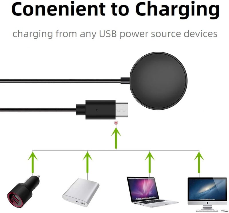USB Charging Cable Charger Magnetic Wireless Charging Cord Dock for Samsung Galaxy Watch (Type-C) - Image 4