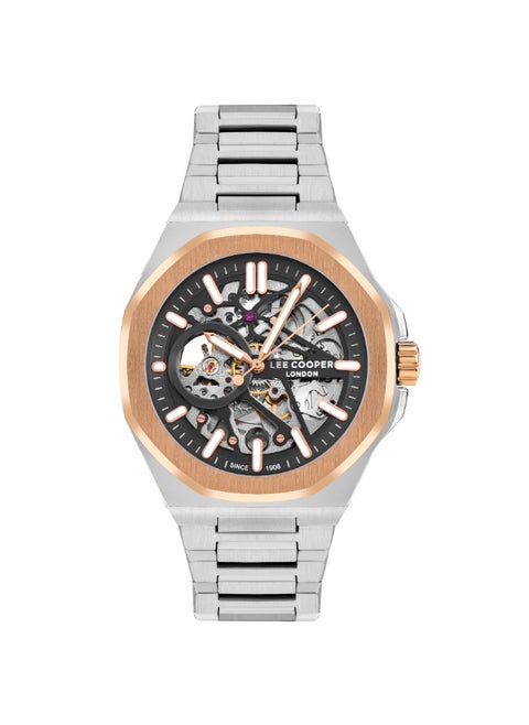 Men's Watch, Automatic  Display and Metal Strap - LC07977.530, Silver