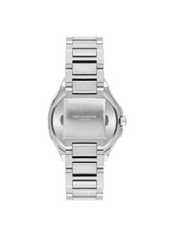 Lee Cooper Men's Watch, Automatic  Display and Metal Strap - LC07977.530, Silver  - Image 3