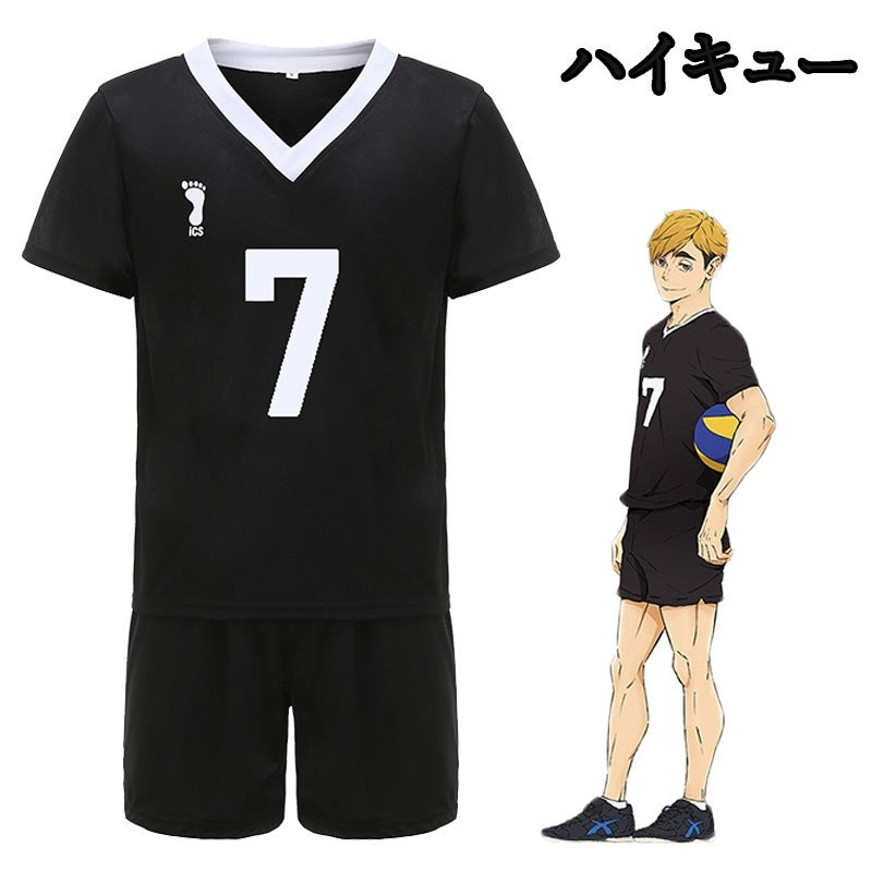 Volleyball Boy Cos Suit Dao Hayao High School Taro Gayao Gongyaji Cosplay Dao Miyazaki Full Member Team Uniform - Image 3