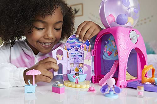 Polly Pocket Travel Toy, Gumball Bear Playset with 2 Micro Dolls & 26 Surprise Accessories, Animal Toy Compact - Image 2