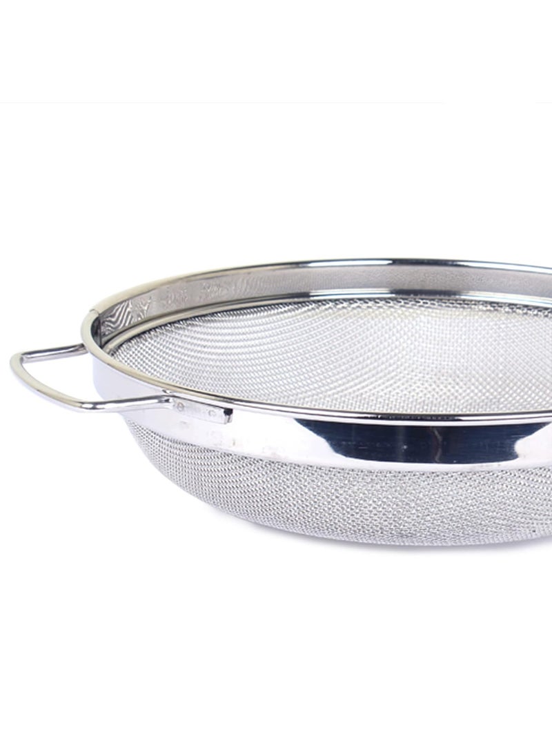 Darkness - DARKNESS Stainless Steel Puran Jali/Chalani/Strainer | Mesh for Sieving and Pulping of Food Grain and Mango (8IN) - Image 1