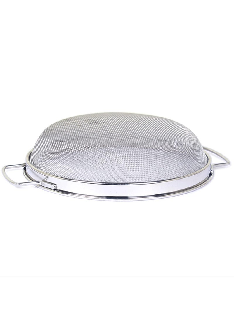 Darkness - DARKNESS Stainless Steel Puran Jali/Chalani/Strainer | Mesh for Sieving and Pulping of Food Grain and Mango (8IN) - Image 1