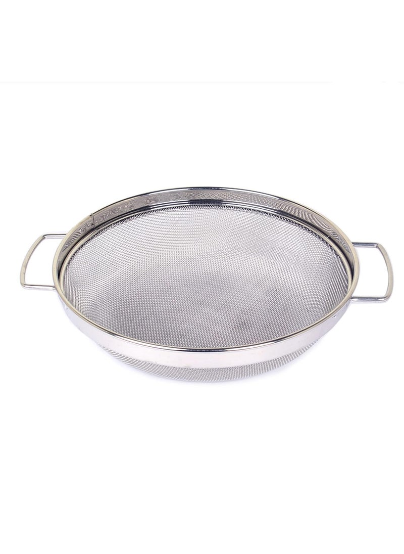 Darkness - DARKNESS Stainless Steel Puran Jali/Chalani/Strainer | Mesh for Sieving and Pulping of Food Grain and Mango (8IN) - Image 1