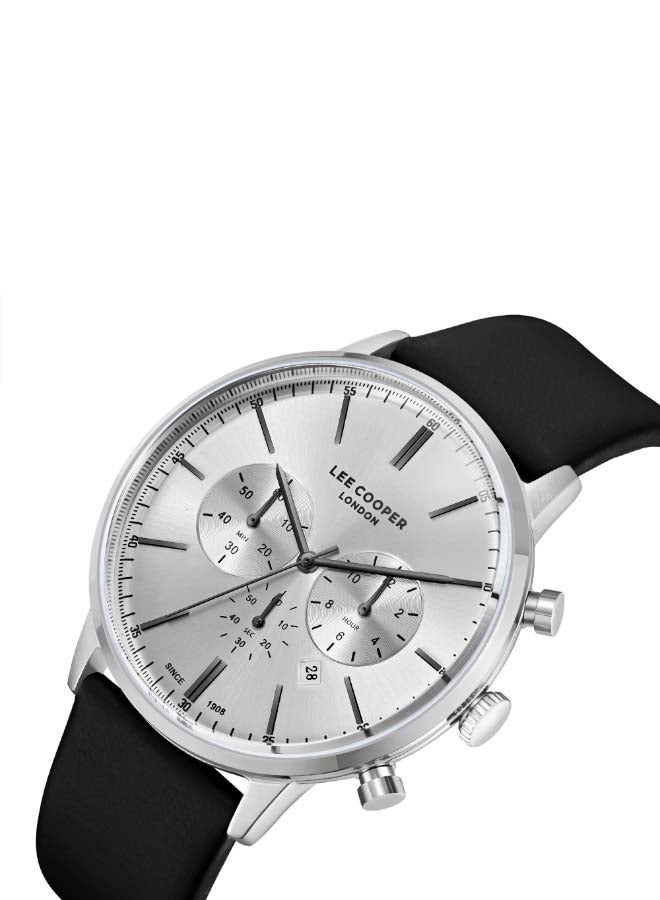 Lee Cooper ساعة رجال متعددة الوظائف بقرص فضي - LC08043.331 - Image 2
