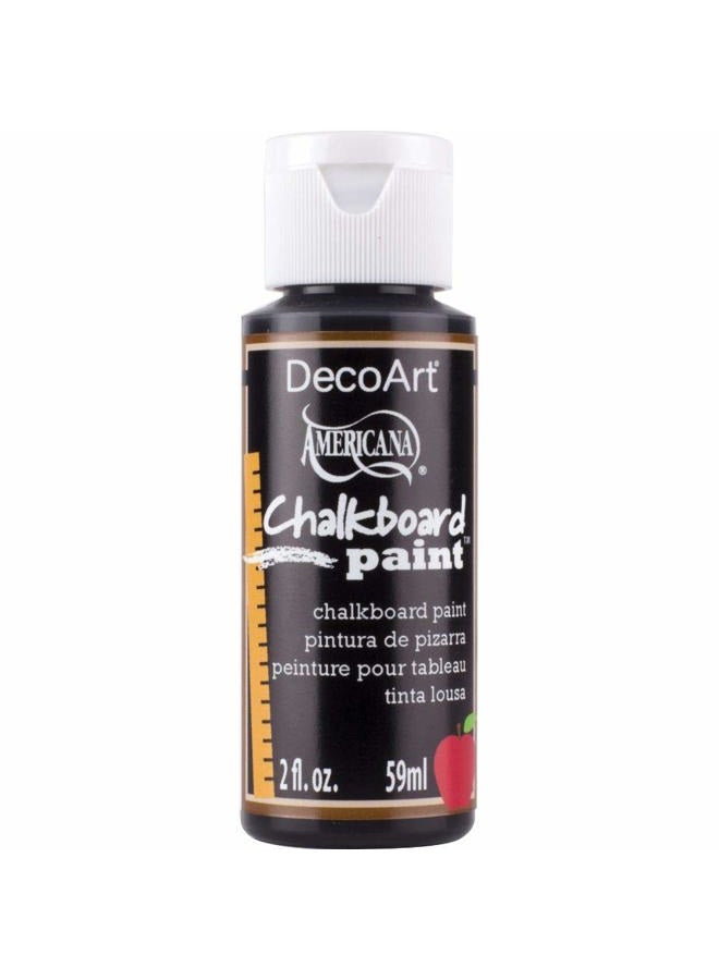 DecoArt دهان سبورة أمريكانا DS90-3، 2 أونصة، Slate أسود - Image 2