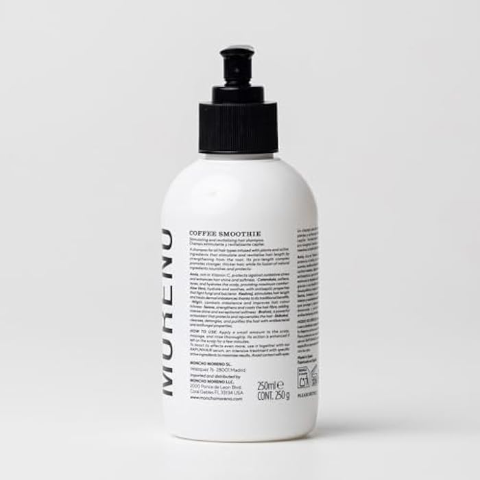MONCHO MORENO Coffee Smoothie - Activating & Volumizing Shampoo for Fine & Thin Hair, Strengthening & Energizing Hair Cleanser with Caffeine for Fuller, Healthier-Looking Hair (8.8 Fl Oz) - Image 2