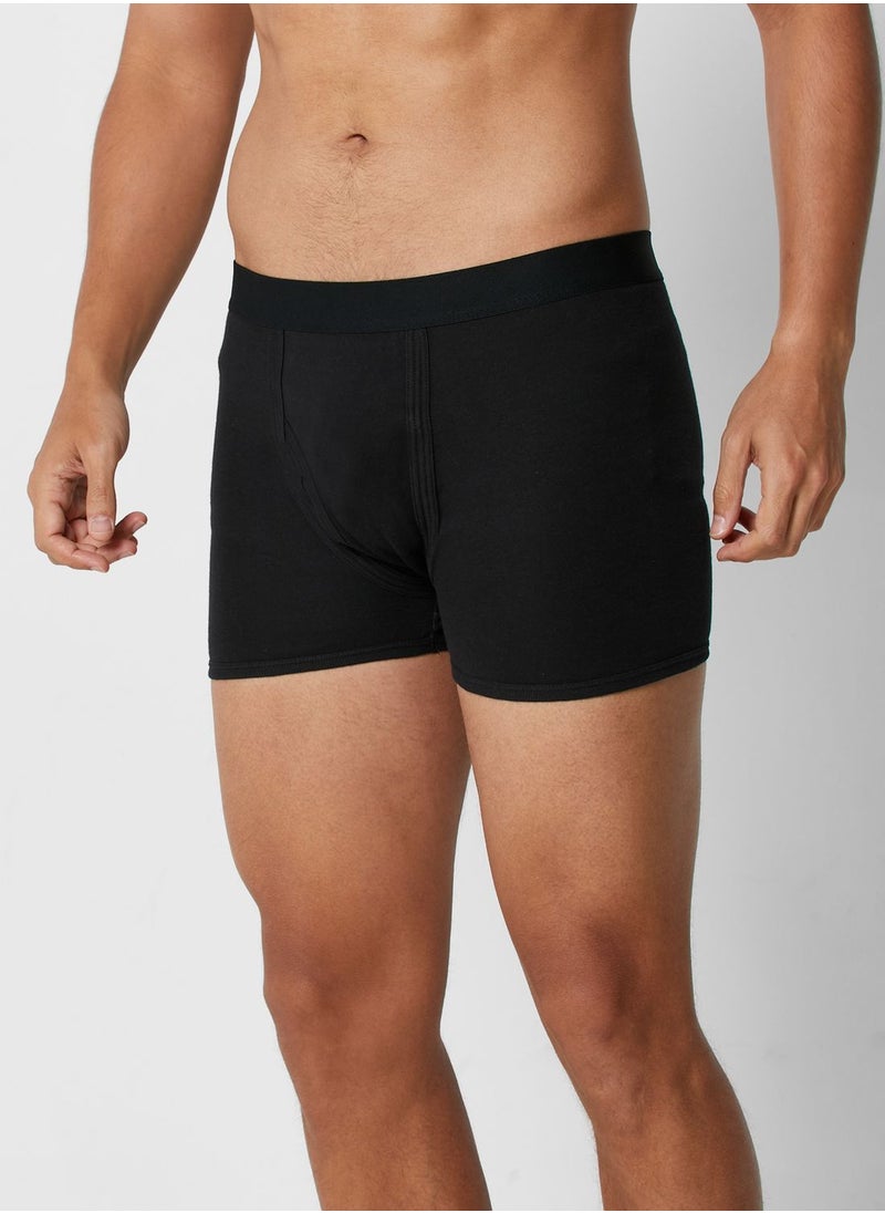 Seventy Five Basics 2 Pack Contrast Band Trunks With Antibacterial Finish  - Image 2