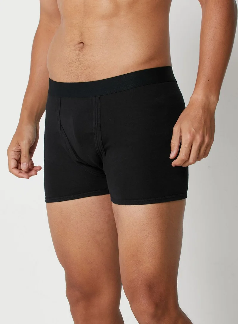 Seventy Five Basics 2 Pack Contrast Band Trunks With Antibacterial Finish