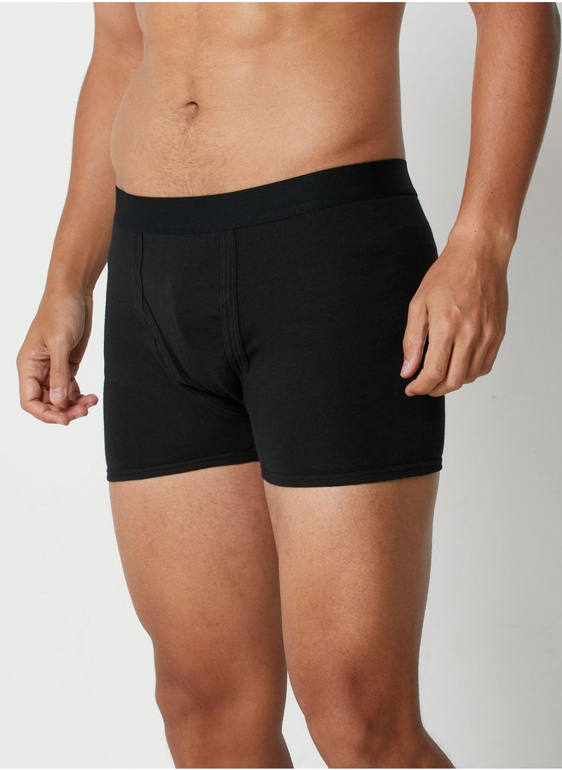 Seventy Five Basics 2 Pack Contrast Band Trunks With Antibacterial Finish  - Image 5