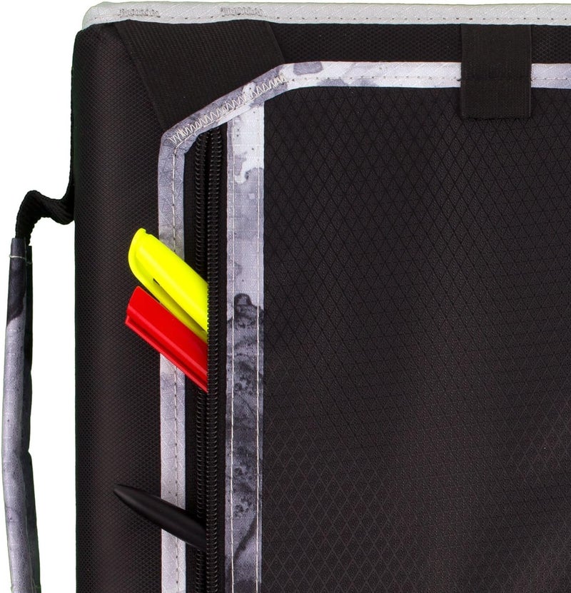 Five Star Zipper Binder, 2 Inch 3-Ring Binder with Round Rings, Expansion Panel and 5-Tab Expanding File, 580 Sheet Capacity, Black (29052IT8) - Image 3