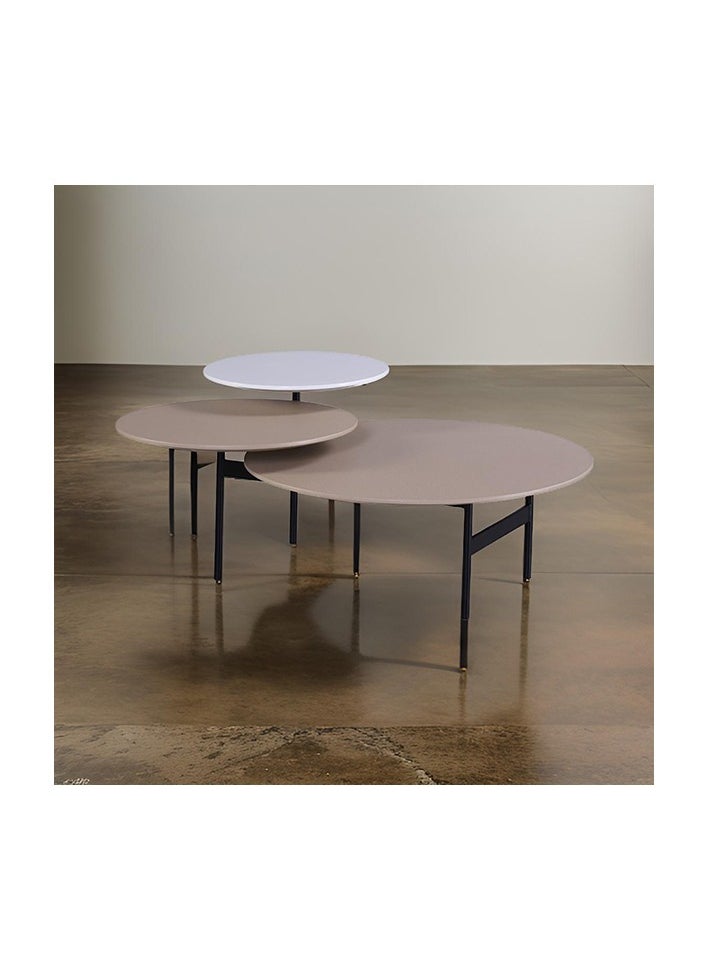 Neo Front Neo Front Modern Powder Coated MDF Coffee Table with Metal Legs  XPFN-NFC05-P057 125 * 85 * 45 cm  - Image 5