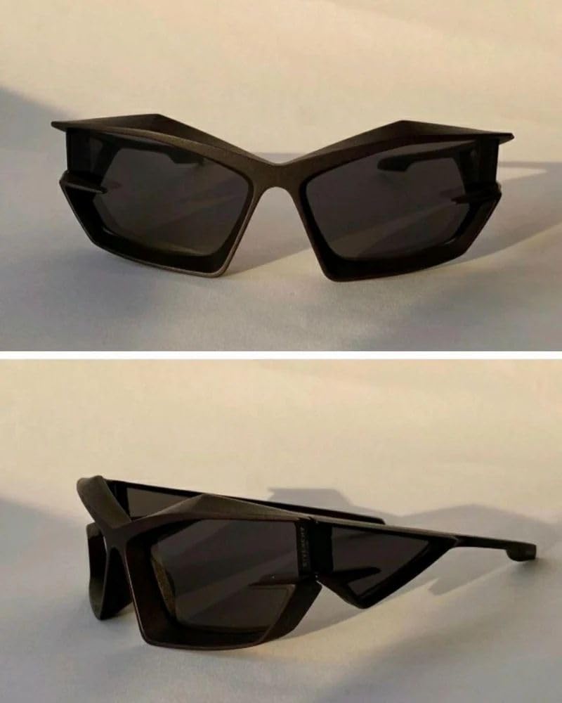 Dervin UV Protected Non-Polarized Sports Sunglasses for Men & Women Driving Cycling Fishing Cricket Sunglasses (Black) - Image 3