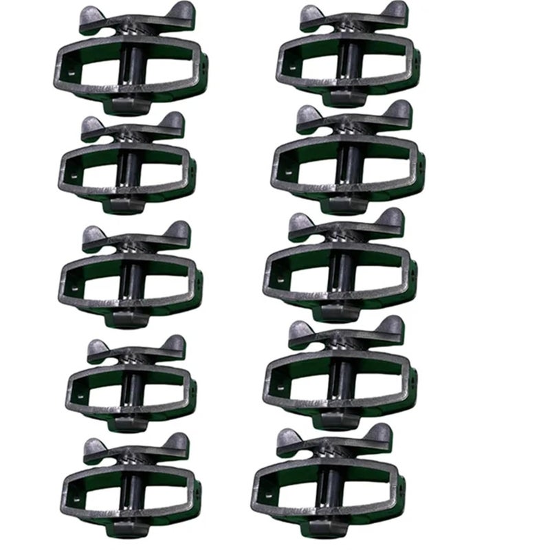 12 PCS Black Portable Wire Tensioner Electric Farm Fence Tightener Easy to Install - Image 1