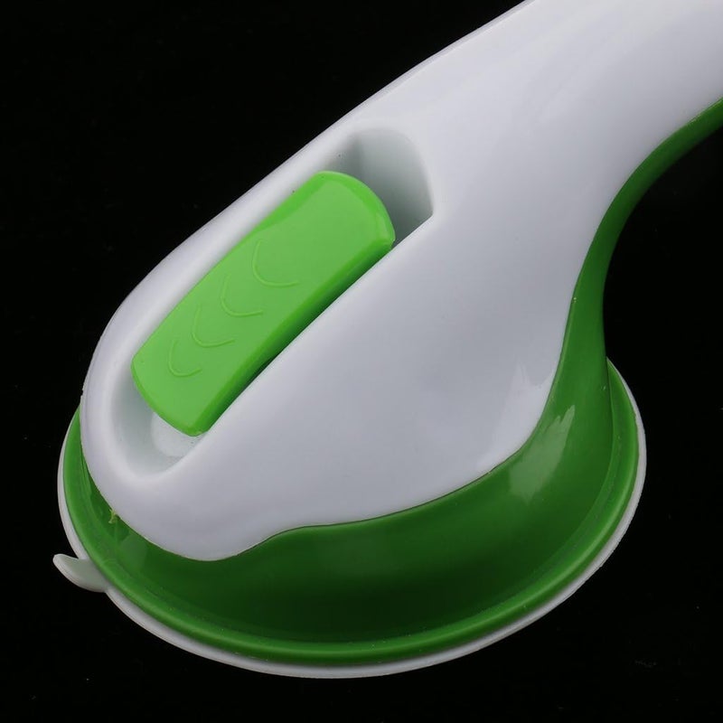 klarako 11" Strong Suction Cup Helping Handle Safety Grab Bar Handrail Bath Tub Bathroom Shower Armrest for Children Elderly  Green, as described - Image 4