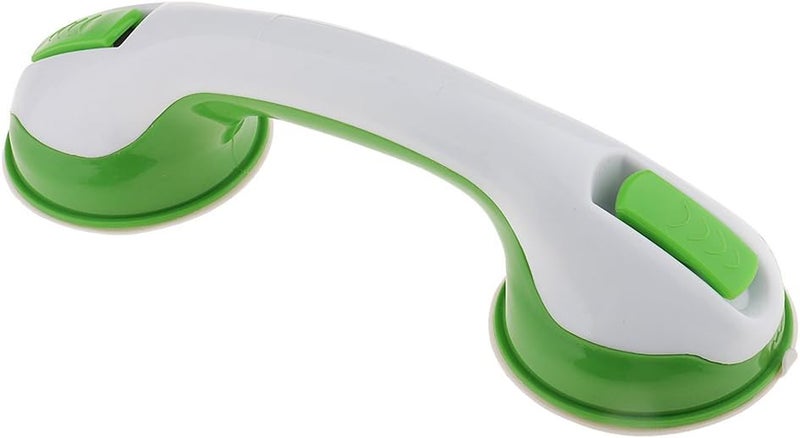 klarako 11" Strong Suction Cup Helping Handle Safety Grab Bar Handrail Bath Tub Bathroom Shower Armrest for Children Elderly  Green, as described - Image 5