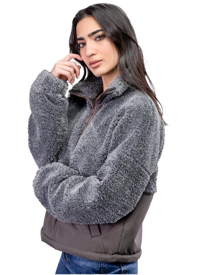 Youthful - Fleece Pullover Faux Fur - Image 1