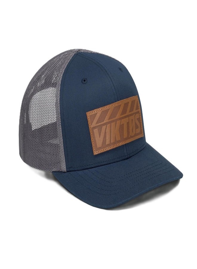 VIKTOS Tack Snapback Adjustable Mid-Profile Breathable Mesh Panels Ear-Protection Friendly Outdoor Range Shooting Hunting Hat, Blue - Image 1