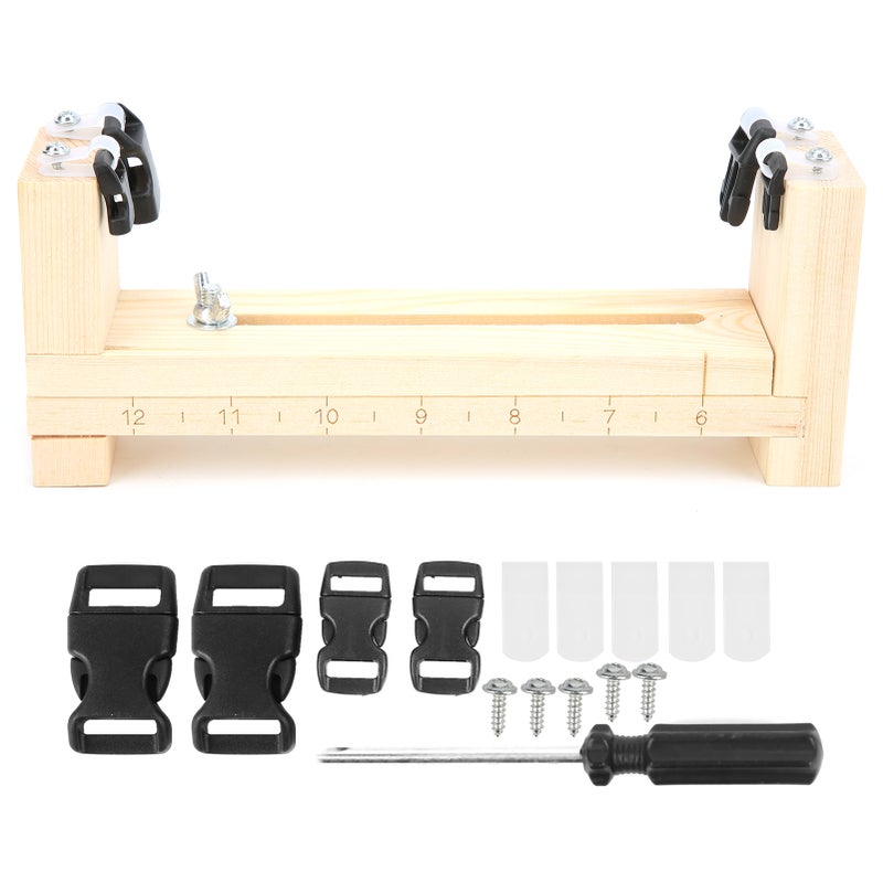 مجموعة أدوات التطريز الخارجية الإطار الخشبي المُشبك لعمل الكمرباز الحبل المظلي باليد (Paracord Jig) - Image 1