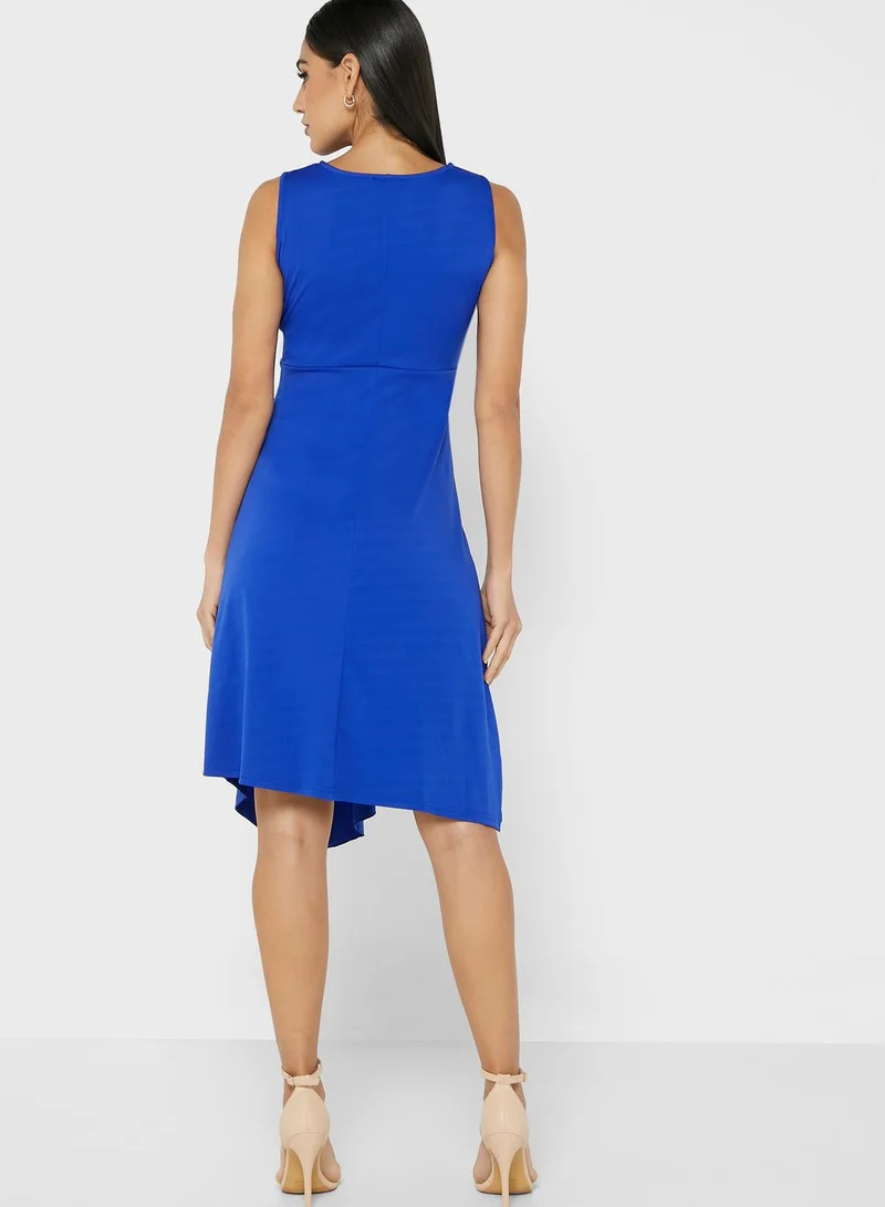 ELLA Asymmetrical Slit Dress