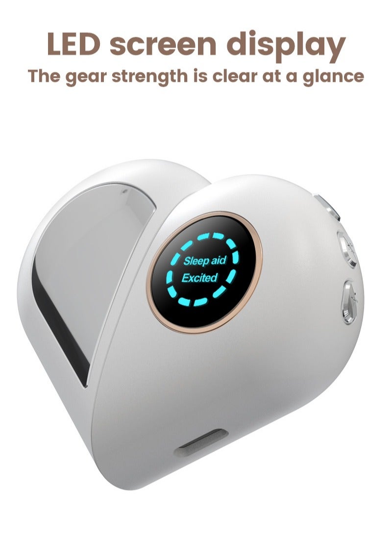 Smart Sleep Aid with Dual Modes & 12 - Speed Intensity Adjustment - 20 - Minute Timing, Portable Charging for Sleep Quality Improvement - Image 1