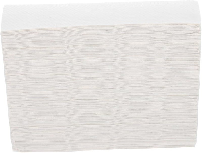 180 قطعة من المناشف الورقية البيضاء ذات الاستخدام الواحد الناعمة والماصة للفنادق والفعاليات ودورات المياه - Image 1